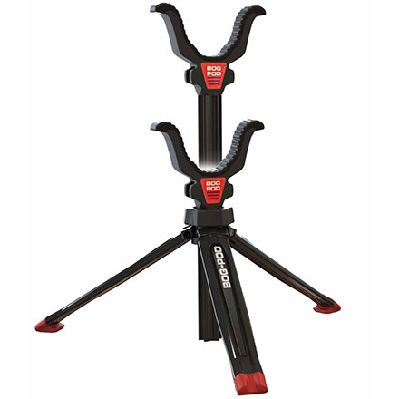 Rapid Shooting Rest Tripod 7"-11" Aluminum Black and Red